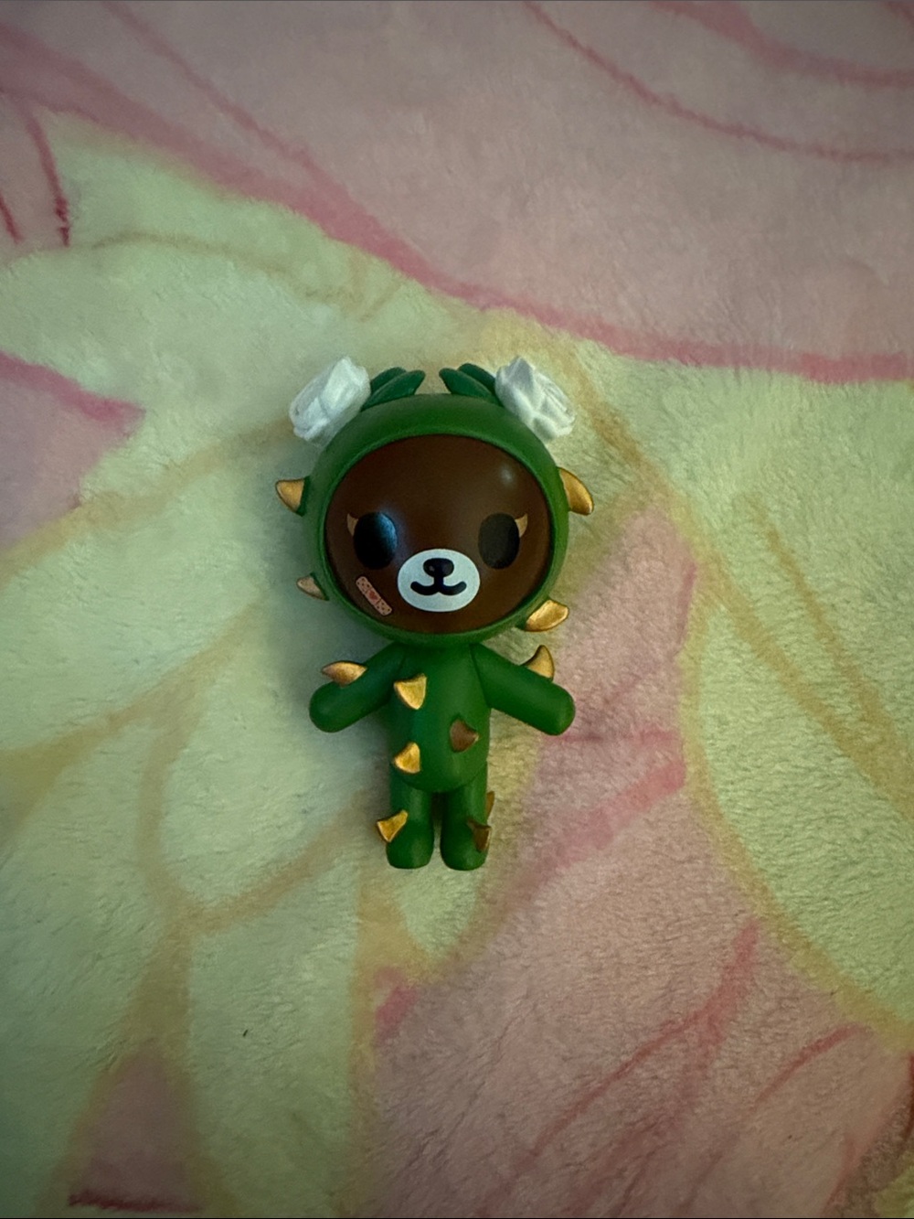tokidoki Green Cactus Bear Vinyl Figure